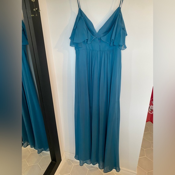 Morilee Bridesmaid MATERNITY Dress in teal - Picture 3 of 4